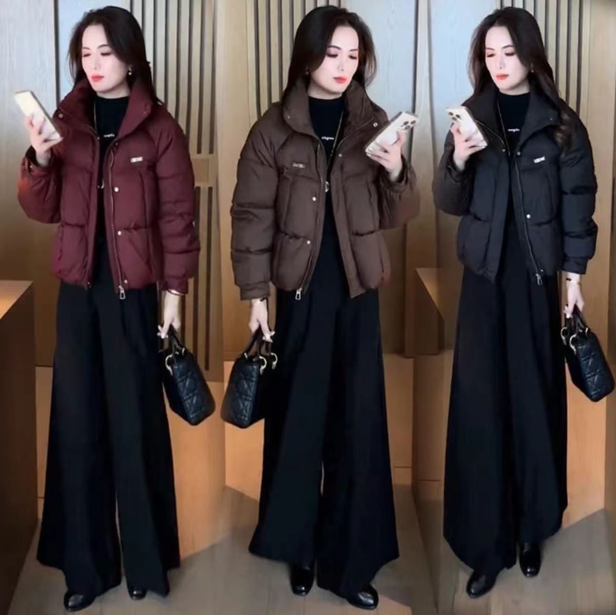 新款加厚保暖棉衣棉服宽松显瘦小个子棉袄外套女式百搭短款冬季女