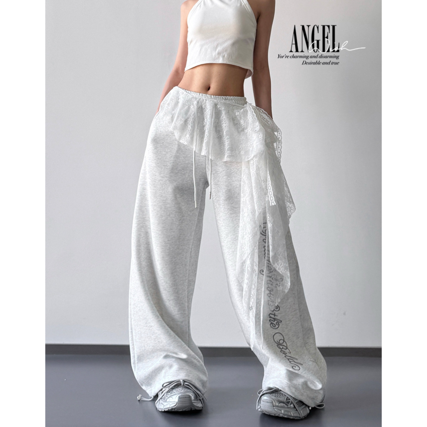 2025超火夏装“叠穿神器”复古百搭蕾丝花边三角巾一片式绑带屁帘