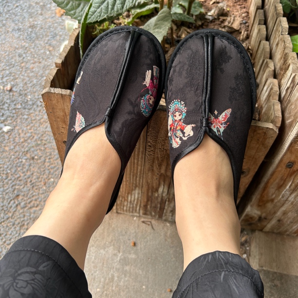 HT 『霓裳踏云』高品质 两片式 千层底 女款 布鞋