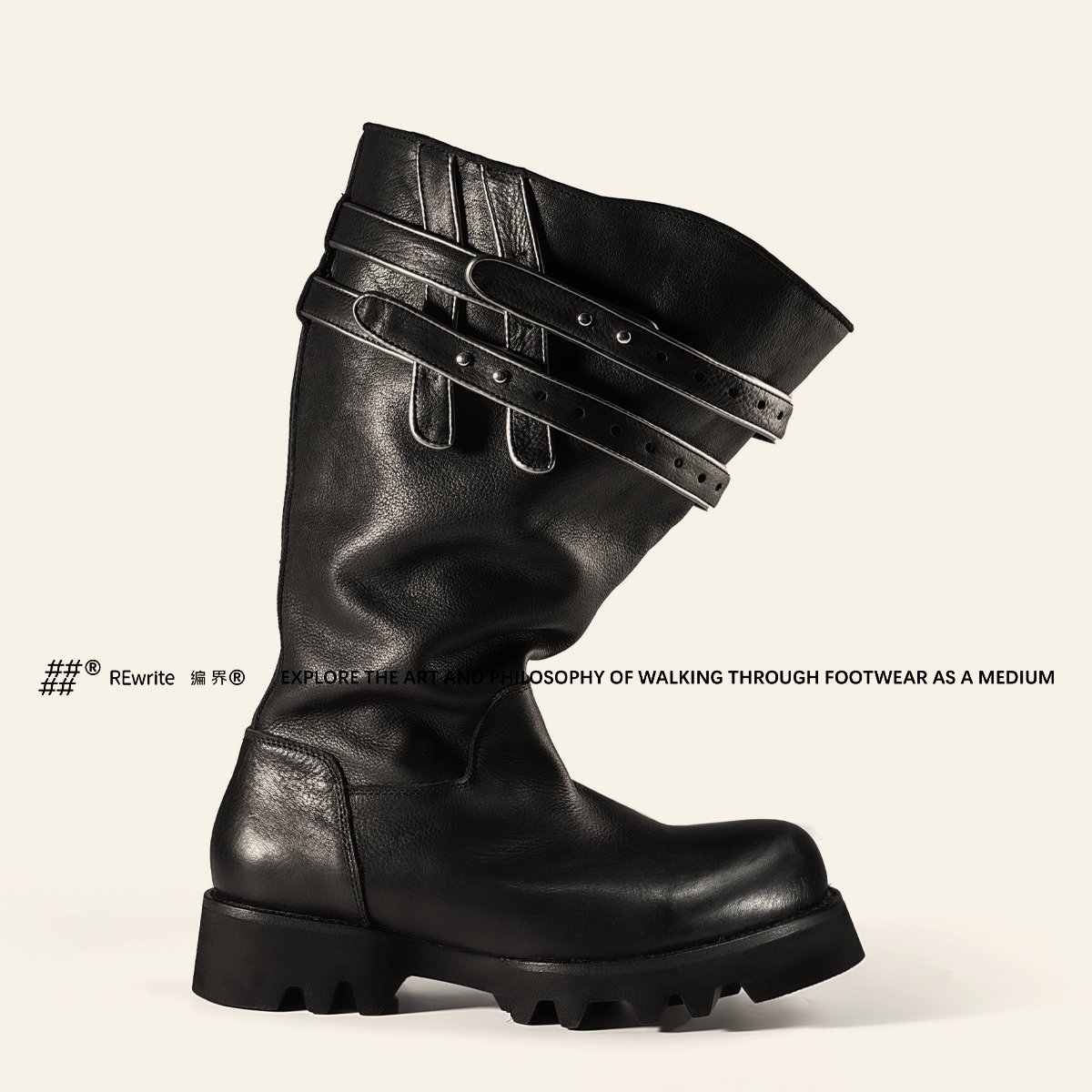 REwrite编界®「洪流漫记」牛皮高靴NARO-FIT™足弓撑Ortholite®