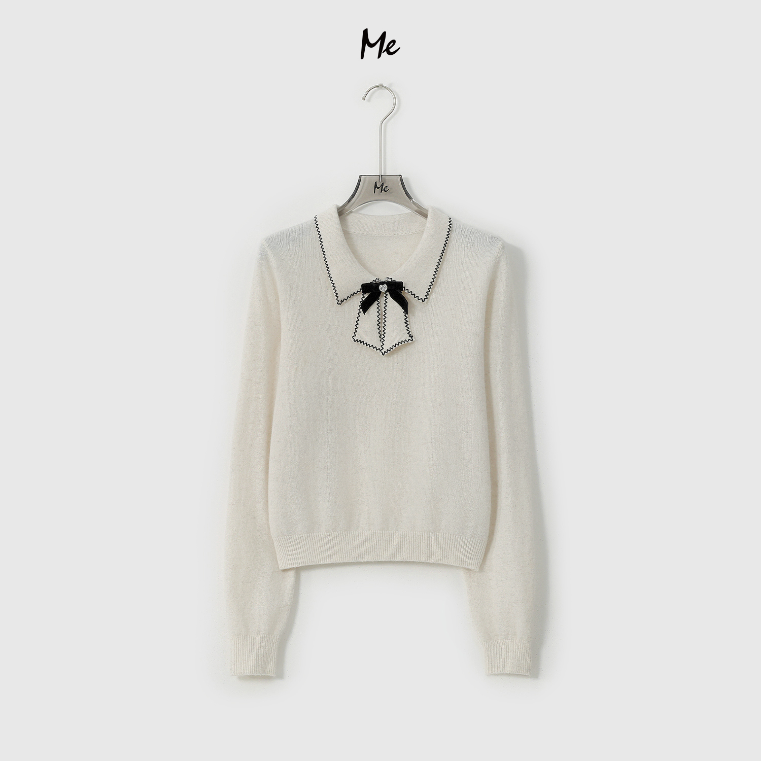 ME【MM100%绵羊毛温妮莎】北纬43°绵羊毛云柔百搭时尚毛衣MESA3308