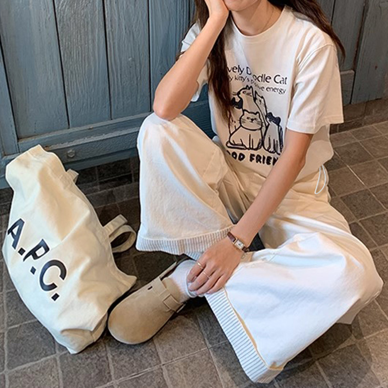 小个子孕妇休闲阔腿裤2025春秋款春夏季新款宽松九分直筒裤无托腹