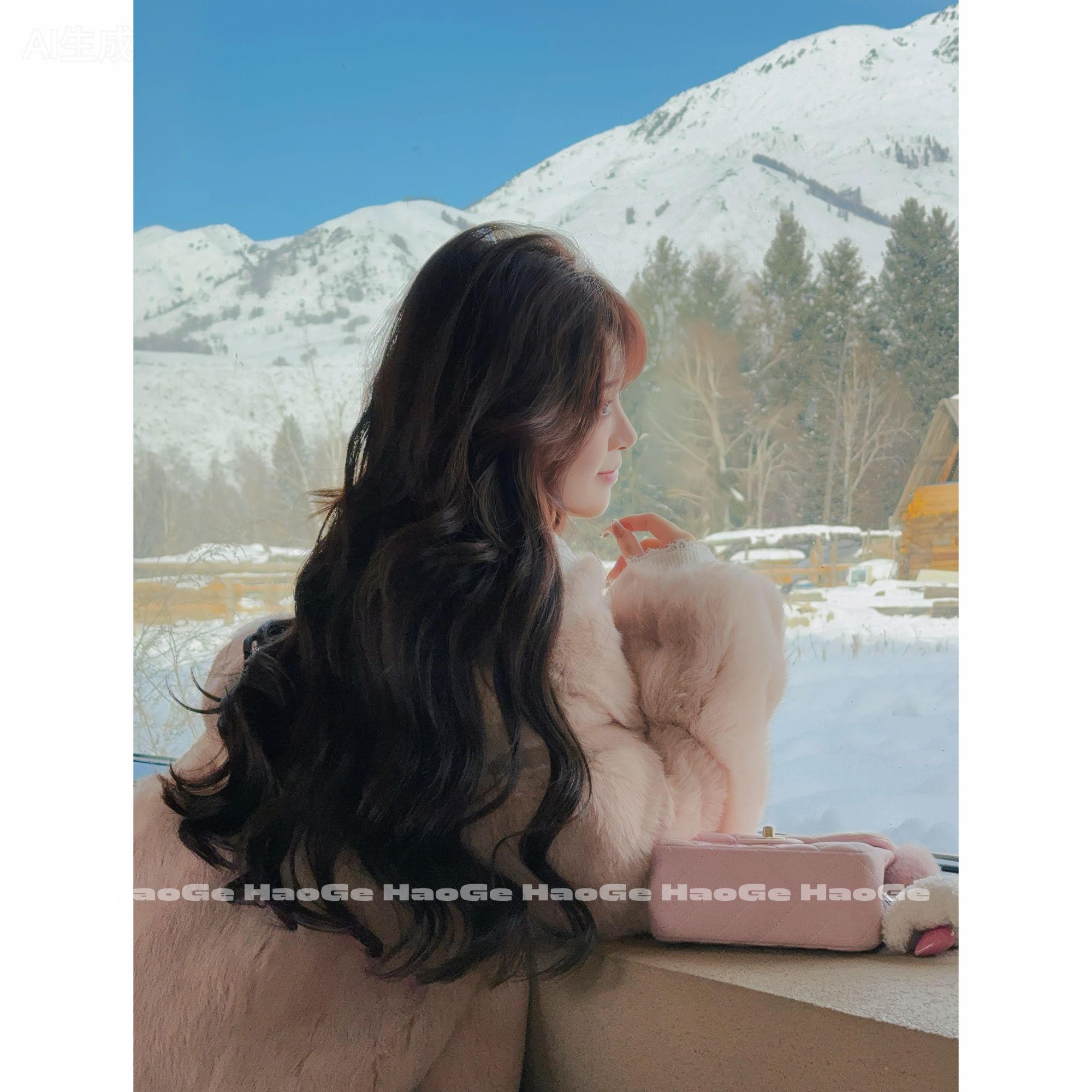 浩哥严选●梦中情兔HGQ5PC8255A皮草预短款设计感保暖小众气质冬季