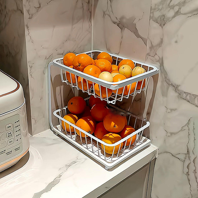 厨房桌面置物架多功能果蔬调味料分层收纳层架桌上大容量整理置物