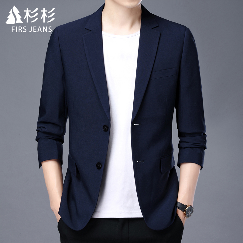 FIRS JEANS杉杉西服男款秋冬款男士商务正装上衣休闲单西外套男款