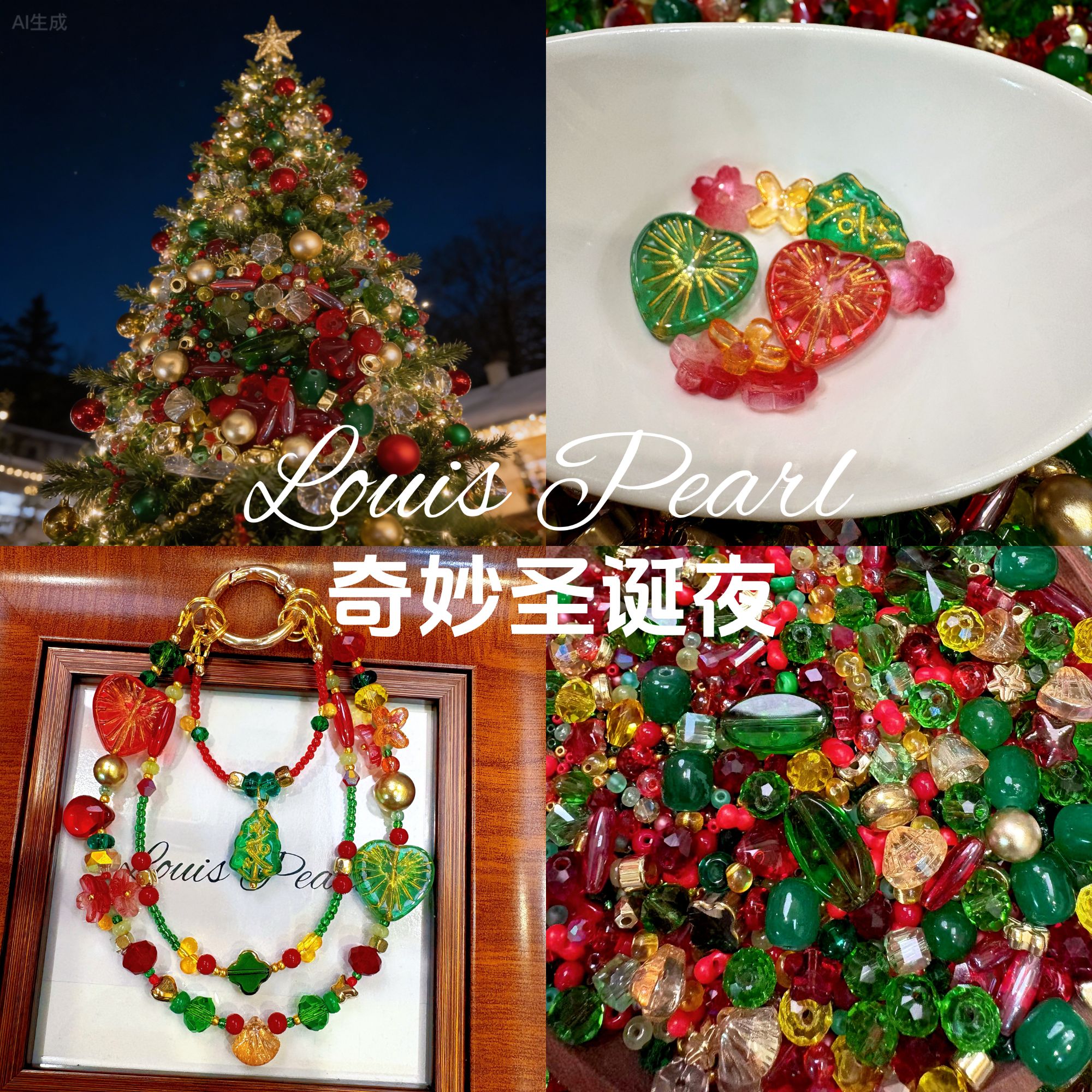 LouisPearl主播同款超优米珠混锅福利款串珠捷克琉璃diy材料包