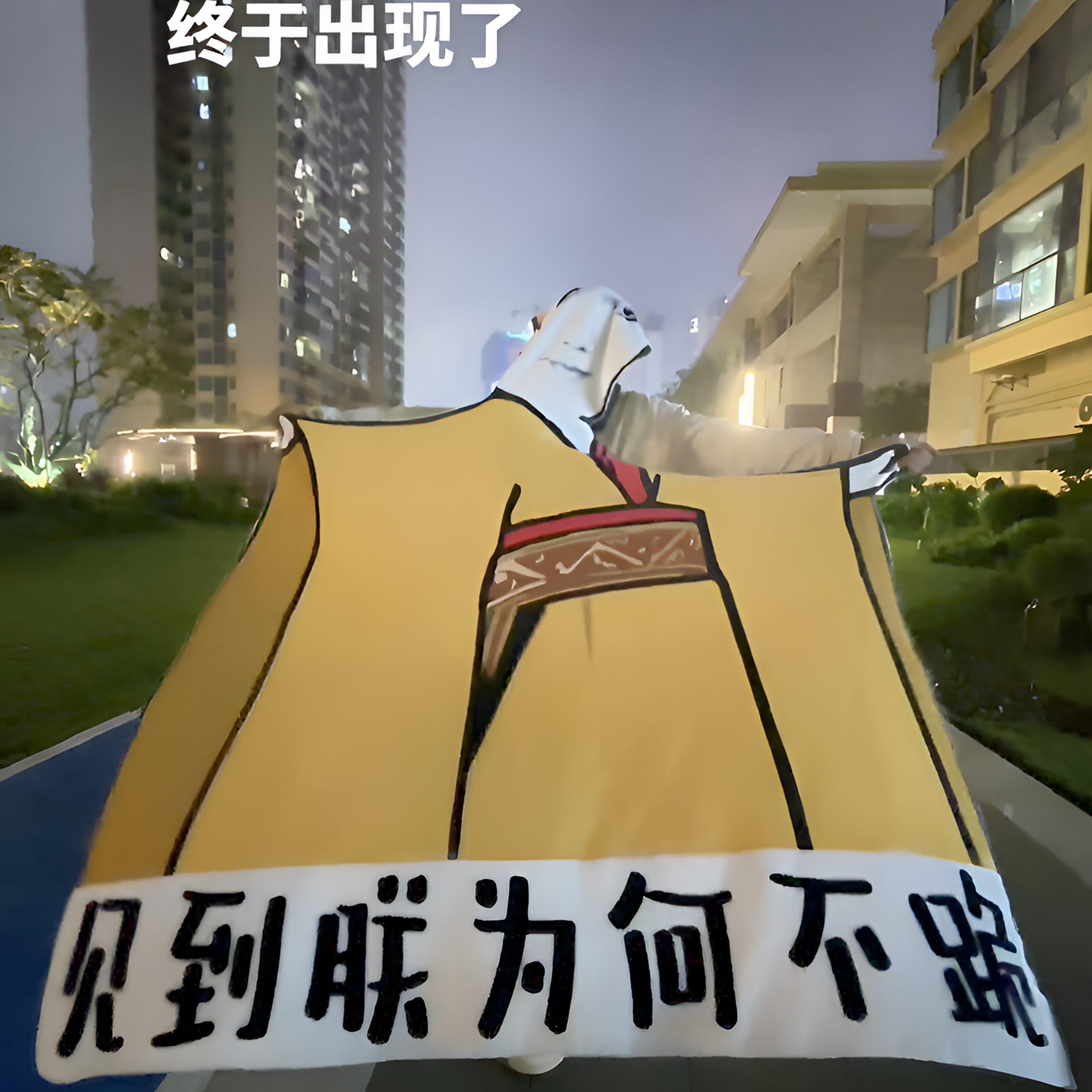 【视频款】搞笑滑稽见到朕为何不跪皇帝搞怪宿舍法兰绒送礼午送礼物