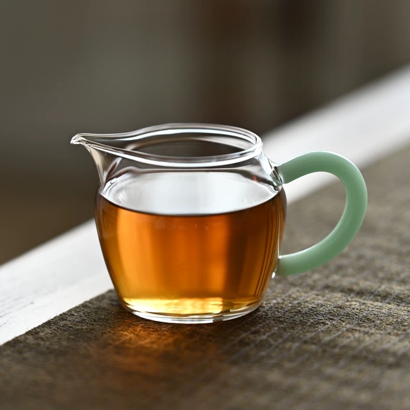 【一人专用】小玲珑公道杯高硼硅耐热玻璃高档茶具分茶器茶海小容量