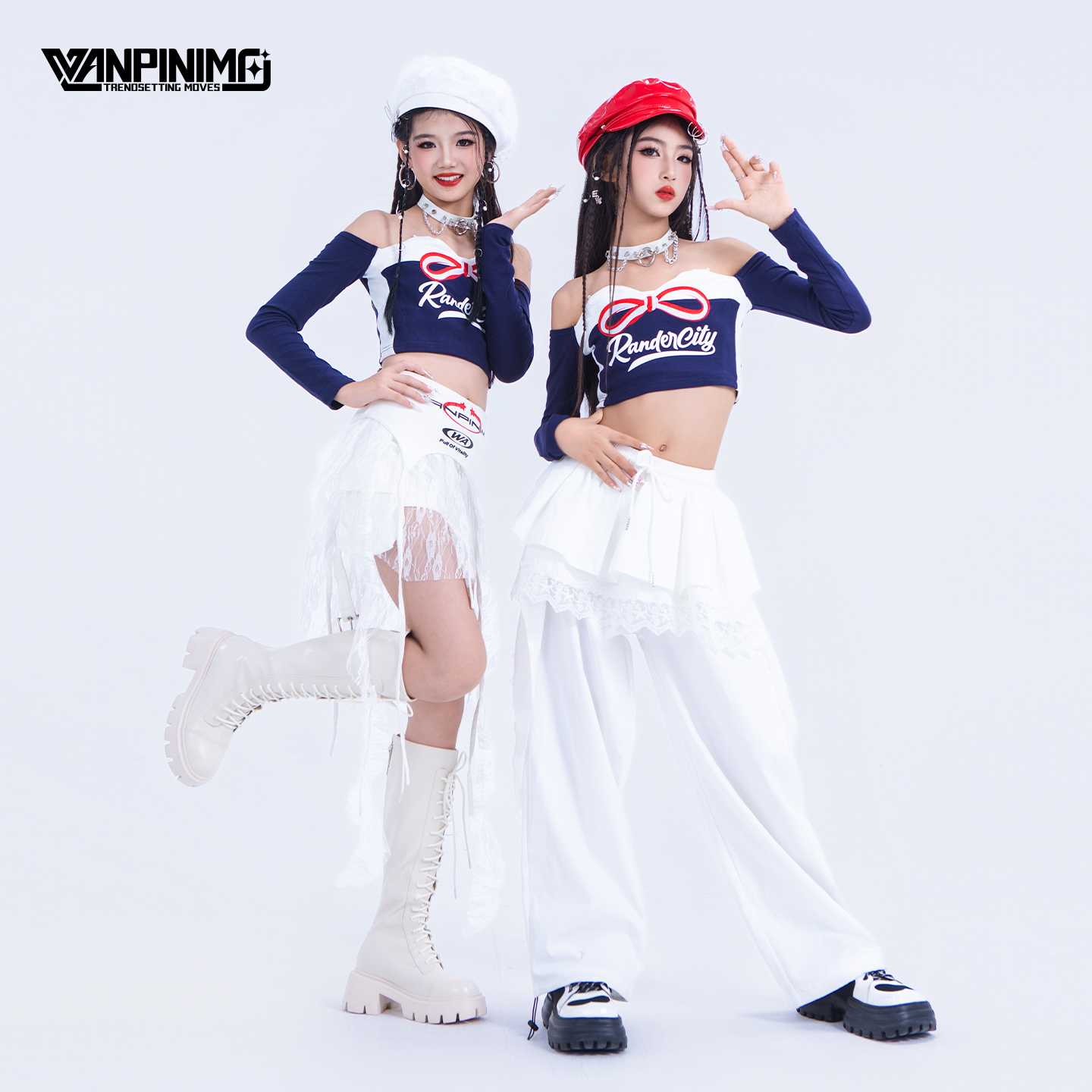 顽皮尼莫爵士舞甜酷jazz街舞女童服装秋冬走秀时髦潮酷演出服J411