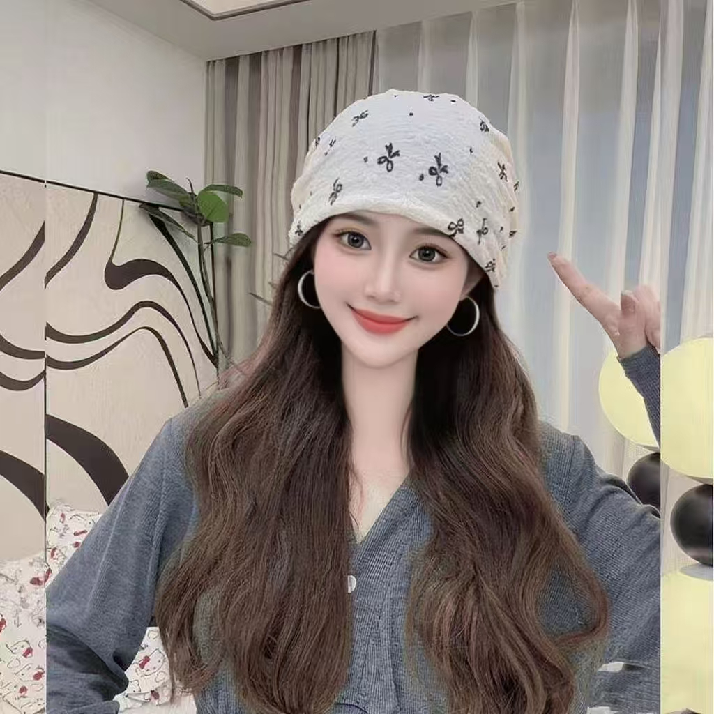 产妇月子帽孕妇坐月子时尚包头帽夏季薄款产后堆堆帽春夏护头帽