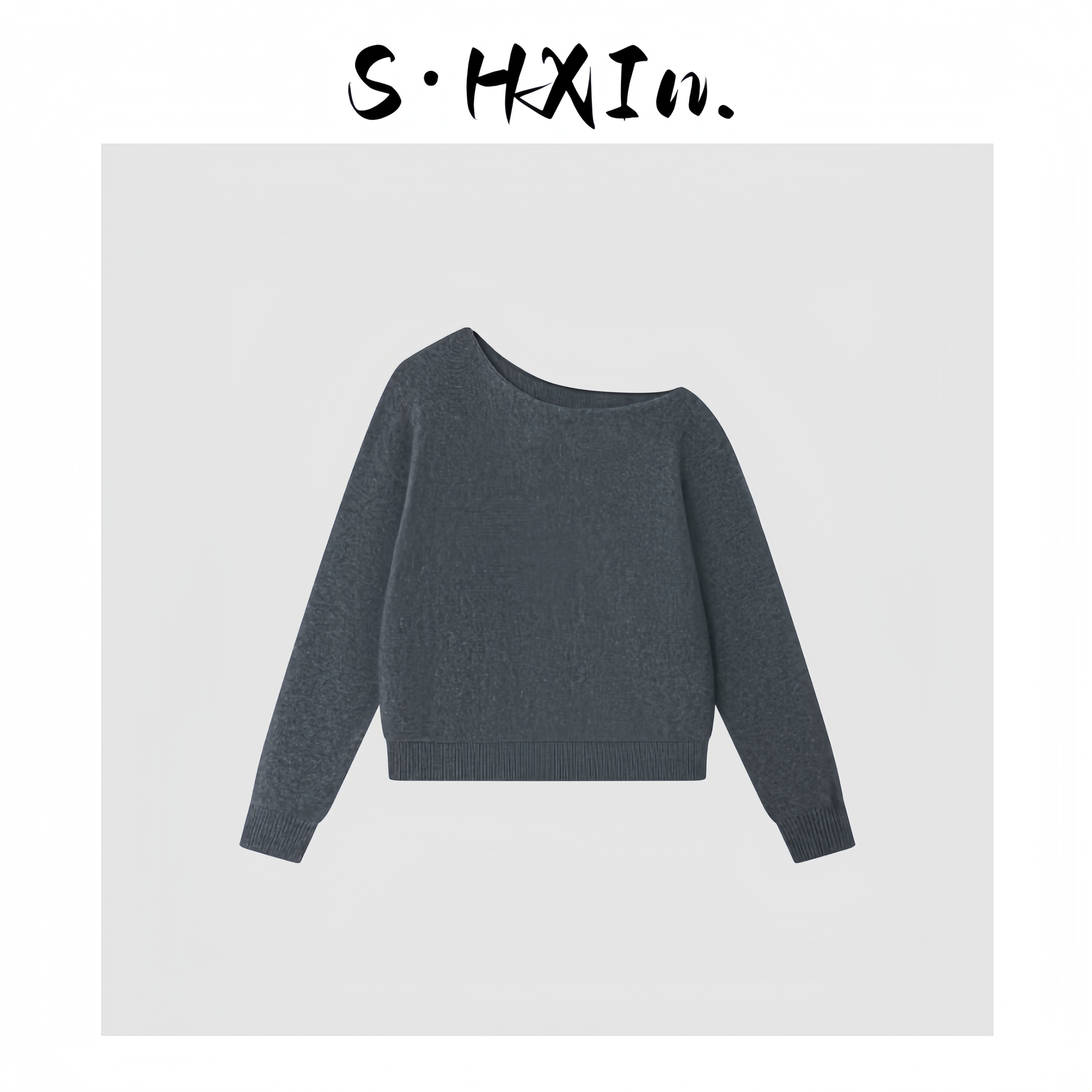 「S·HXIn.」秋冬新款高品质浣熊绒羊毛两色套装