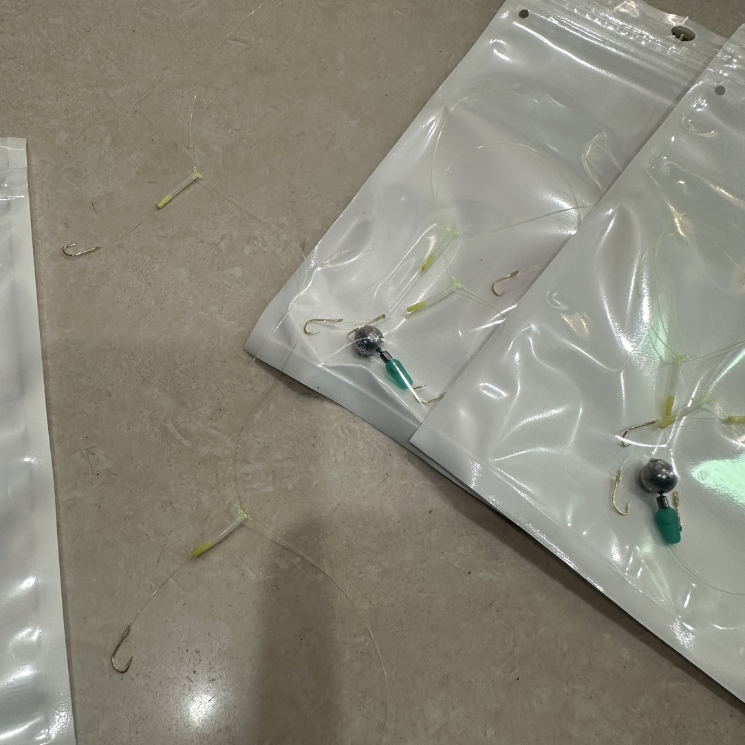 冰钓串钩冬季冰钓必备全水层搜鱼防缠绕可换短子线冰钓后期利器