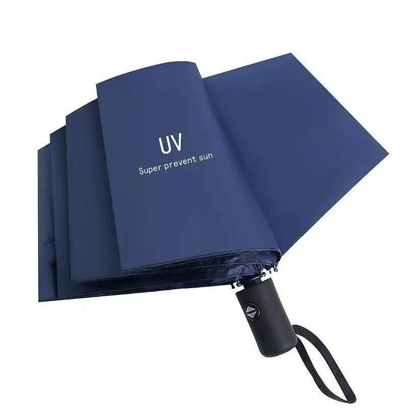 全自动雨伞折叠黑胶加厚加固暴雨专用男女特大号晴雨遮阳伞太阳伞