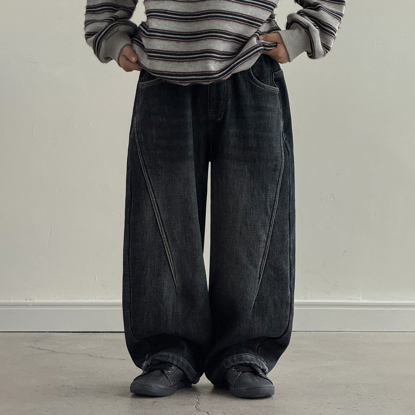 儿童装男童加绒裤子秋冬2025新款保暖冬装中大童男孩牛仔裤加厚潮