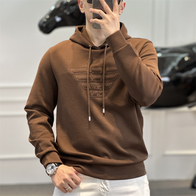 <古帝特尼>秋冬新款时尚连帽男士莫代尔潮流外套休闲卫衣Z-8085