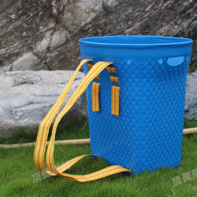 仿竹编塑料背篓大号加厚石榴背篼采茶蘑菇水果蔬菜果园菜园用背筐