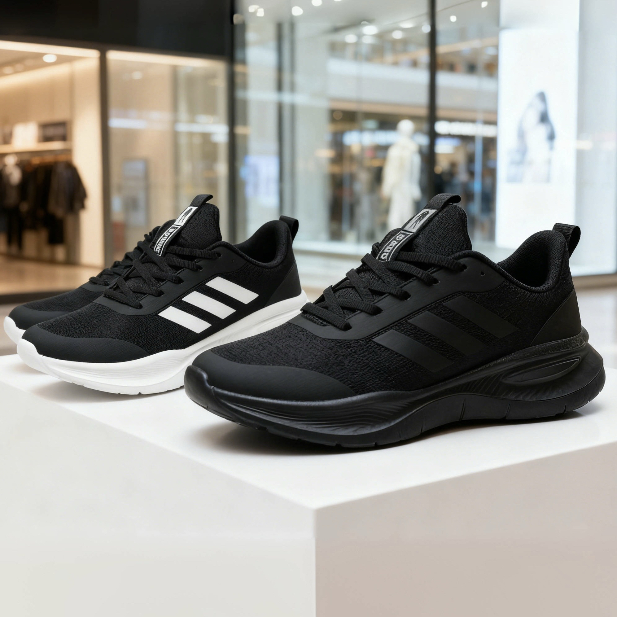 男士黑色网面运动鞋秋冬透气百搭潮男士韩版轻便休闲鞋男女跑步鞋