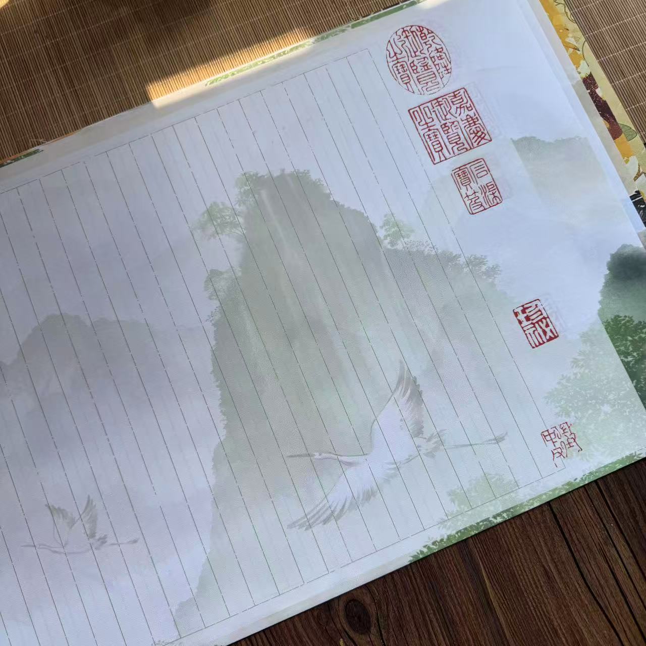 【绢布款】【绢布款千字文1.6cm竖格】小楷行草书八分熟绢布