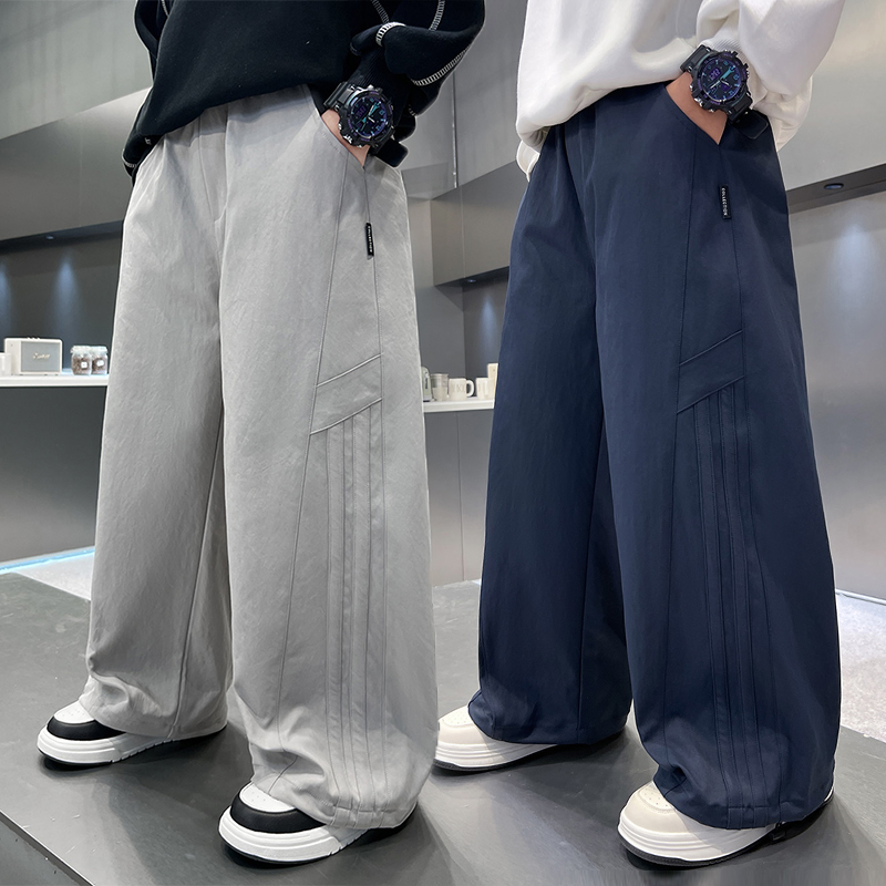 男童秋装裤子2025新款中大男孩秋季帅气工装长裤儿童春秋休闲裤潮