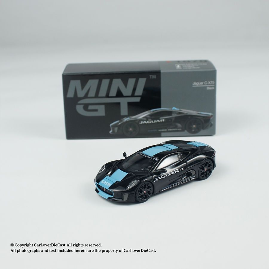 MINIGT 1:64 捷豹 Jaguar CX75 跑车 合金车模1070号
