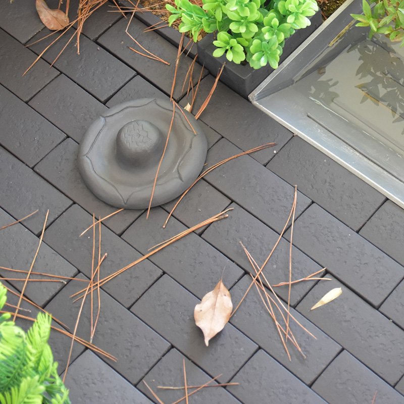 黄缘龟专用小砖吸水保湿紫砂粗陶手工砖垫材半水龟缸龟箱装饰青砖