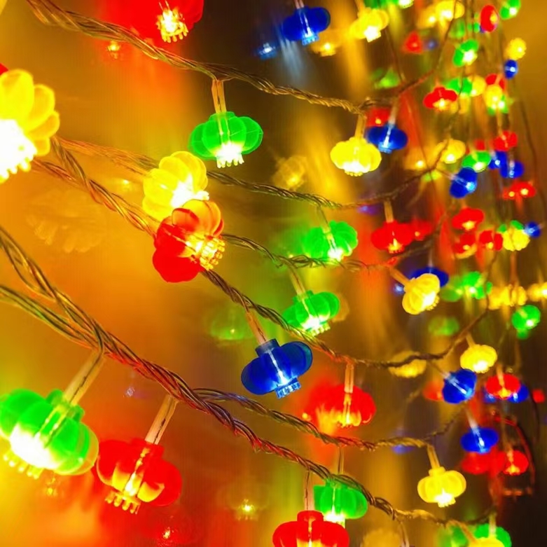 LED马年新年红灯笼串灯家用过年房间灯阳台外彩灯氛围婚庆装饰灯