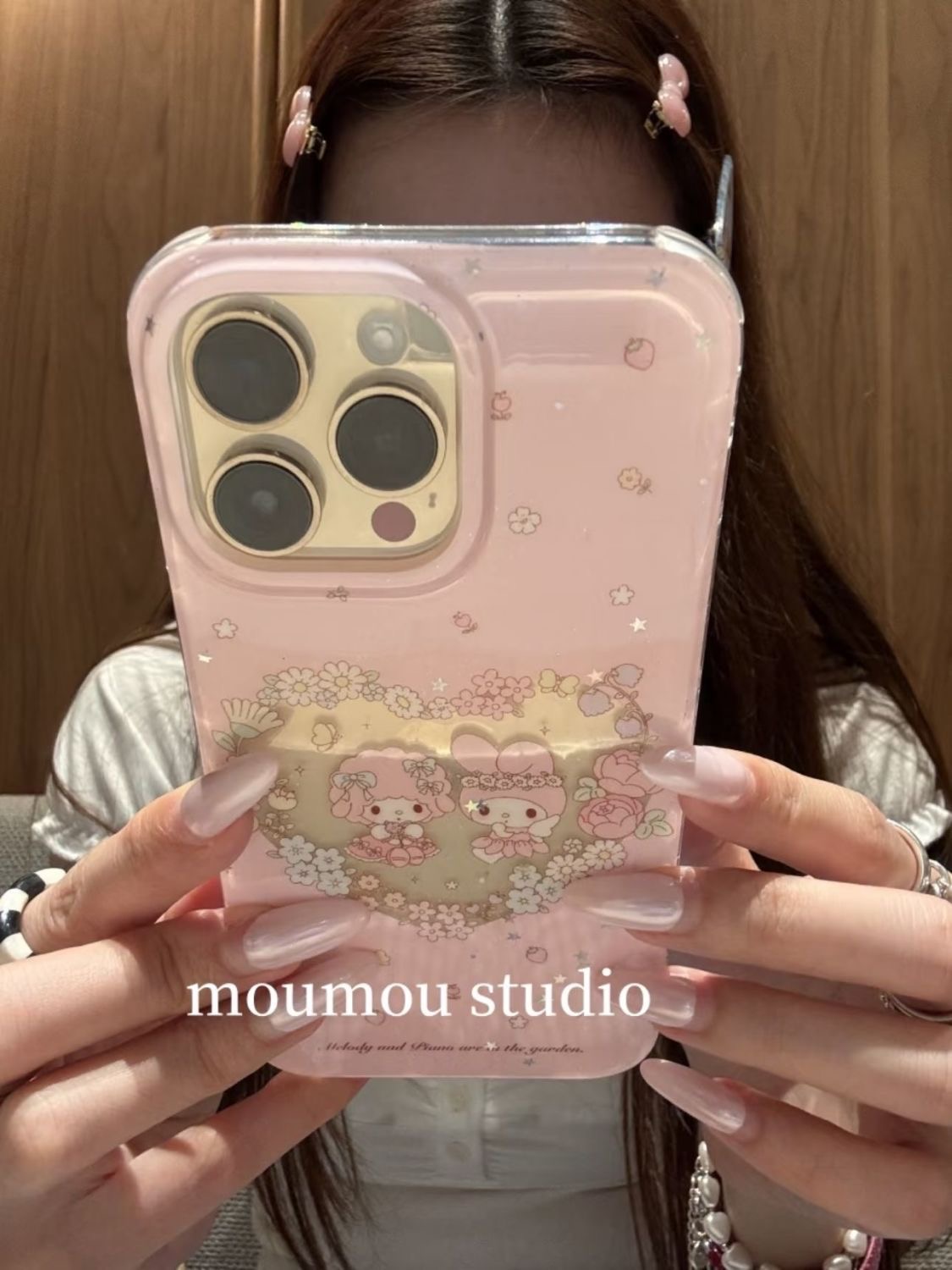 洛丽塔美乐蒂适用iPhone16Promax新款15手机壳14苹果13卡通12防摔