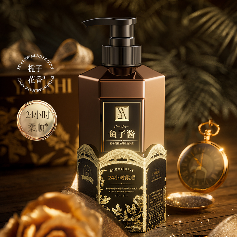 雅缇诗鱼子酱栀子花控油蓬松洗发露