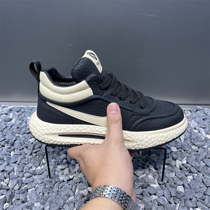 冬季新款男款潮鞋高帮单棉同款圆头厚低耐磨保暖时尚休闲百搭潮流