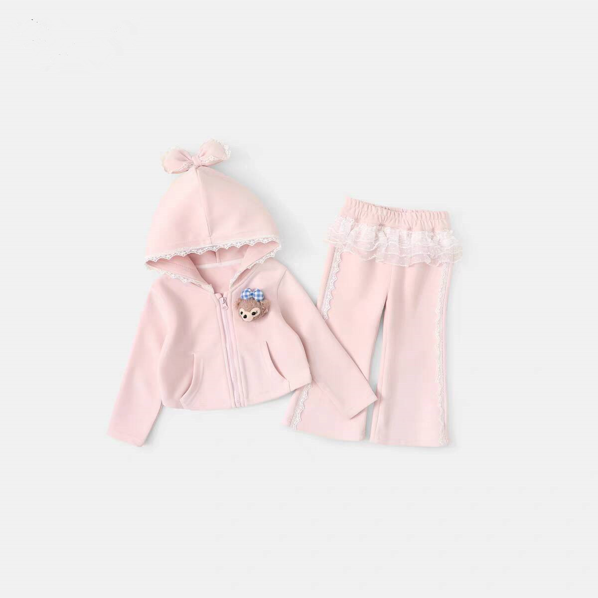 女童套装春秋季2025新款女孩宝宝时髦洋气穿搭初秋儿童早秋装衣服