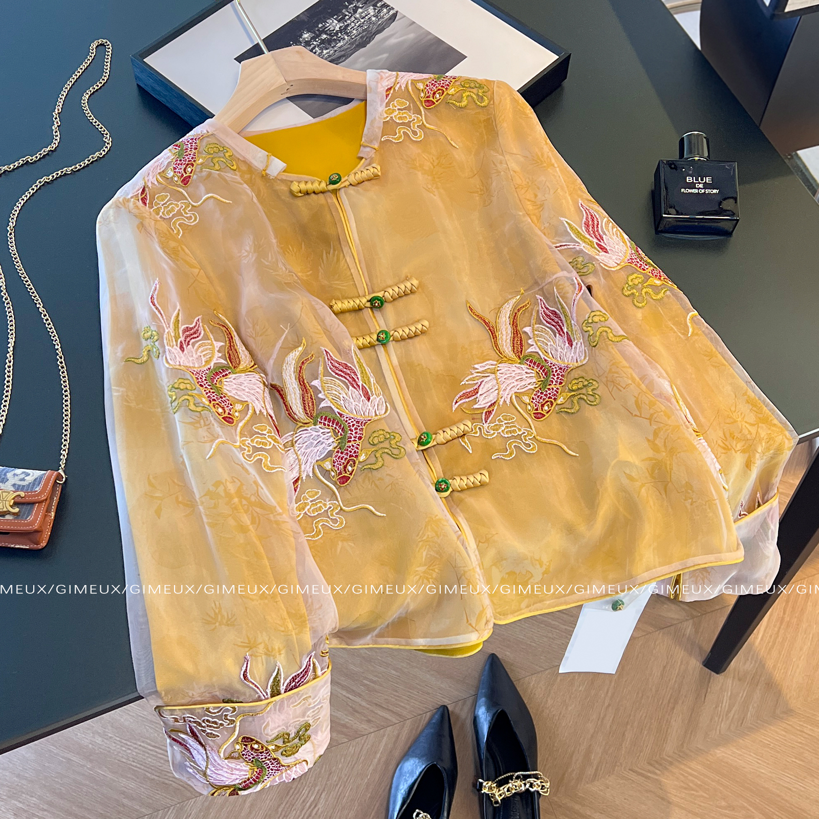 新中式轻奢高级感外套女早秋2025新款国风复古刺绣高贵气质上衣潮