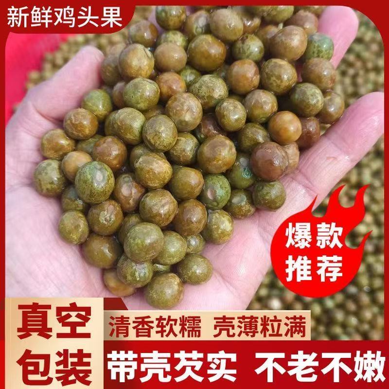安徽农户种植鸡头米芡实不苦不涩二青特级鸡头果不老不嫩软糯Q弹