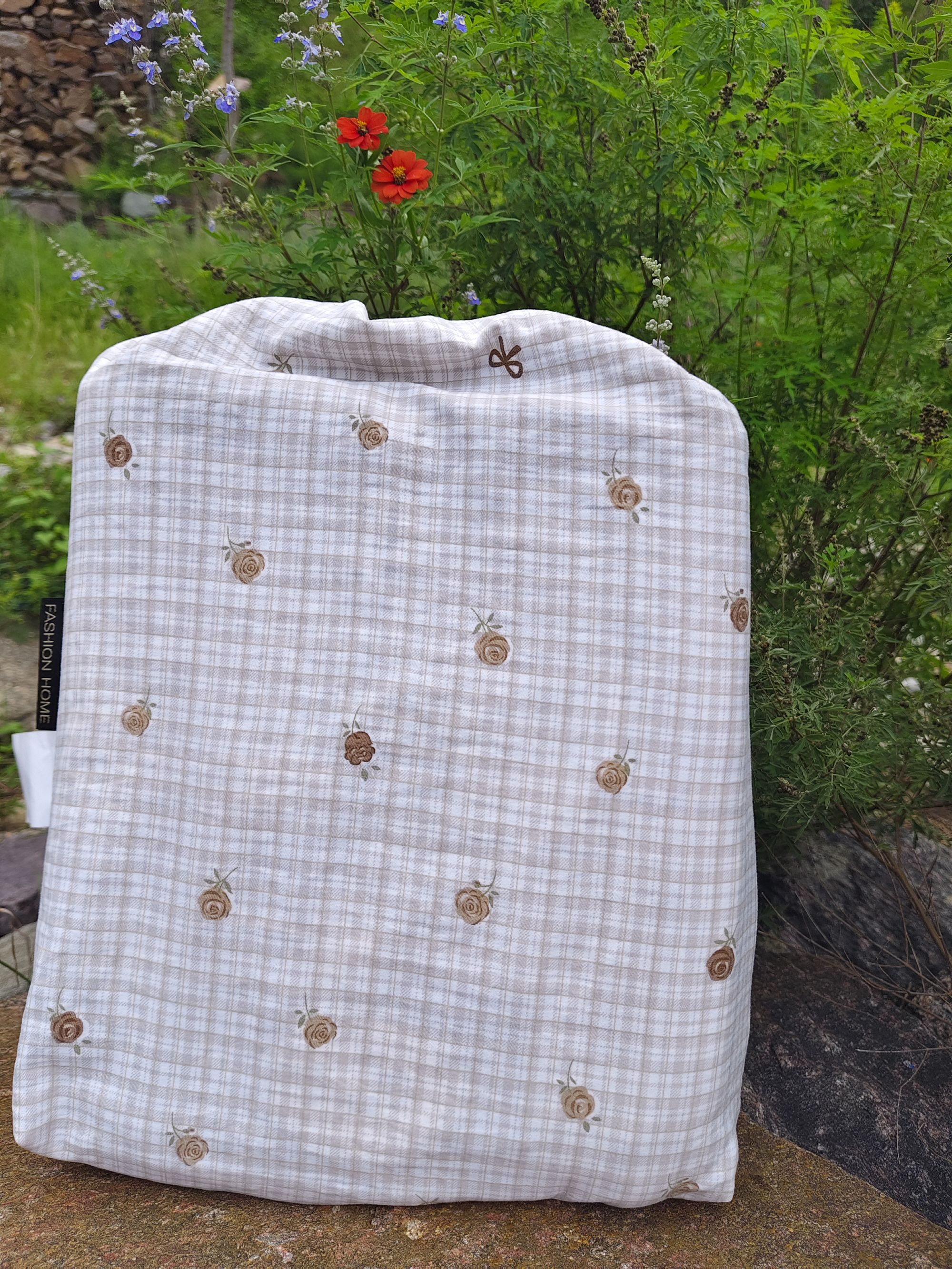 爆款韩国小布袋斜纹水洗棉四件套