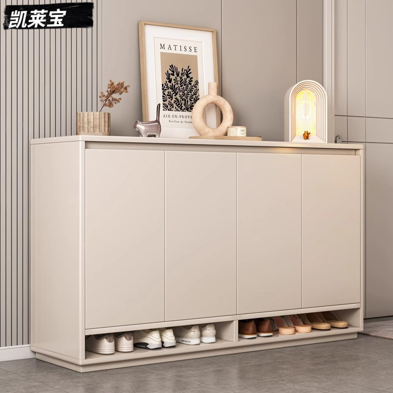 实木鞋柜家用门口收纳一体靠墙入户室内2025爆款走廊楼道玄关鞋架