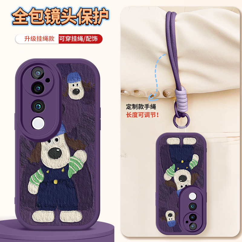 掌门狗适用于vivos19手机壳vivos19pro新款硅胶卡通镜头全包软壳