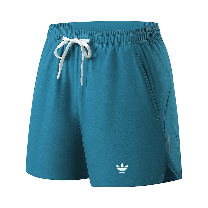 三叶草短裤透气速干裤跑步运动短裤男女同款时尚训练裤情侣三分裤