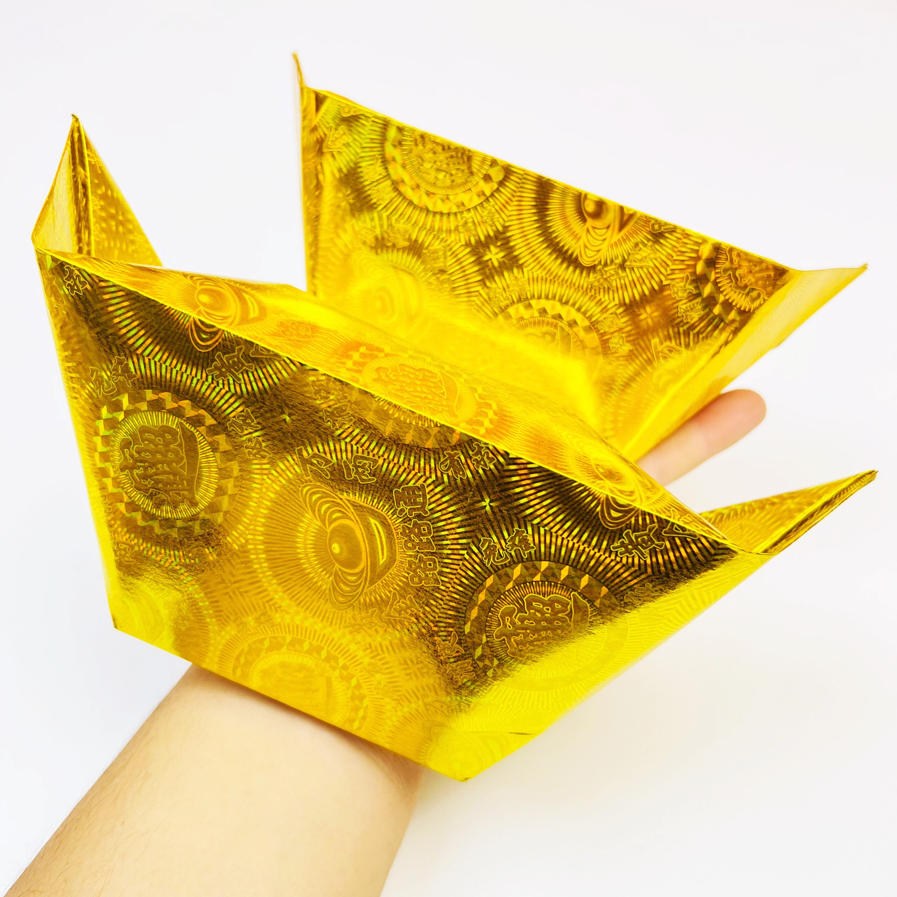 【特大号】免折加厚镭射半成品25*28 28*31手工折纸一包100个左右