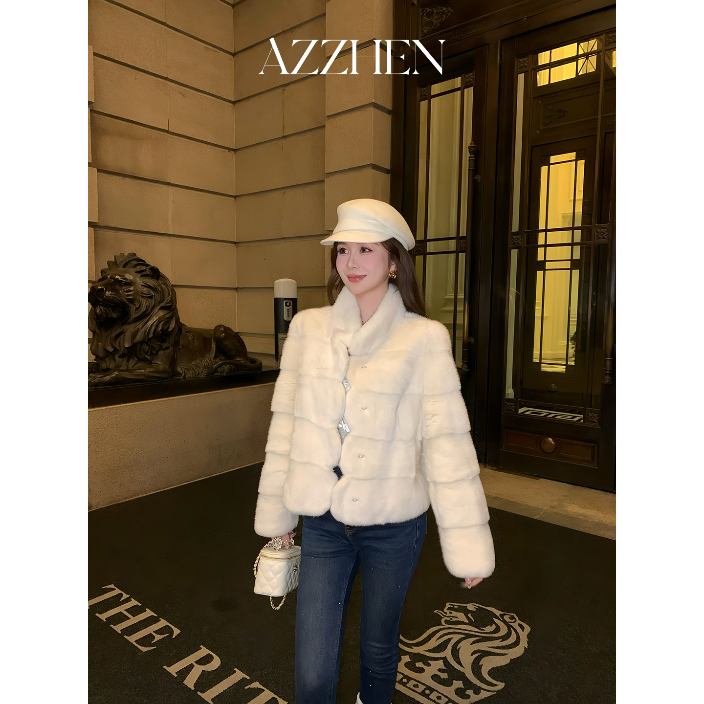 AZZHEN一周年10/18-10/20【云茸浅梦】丹麦进口紫金短二双色渐变貂