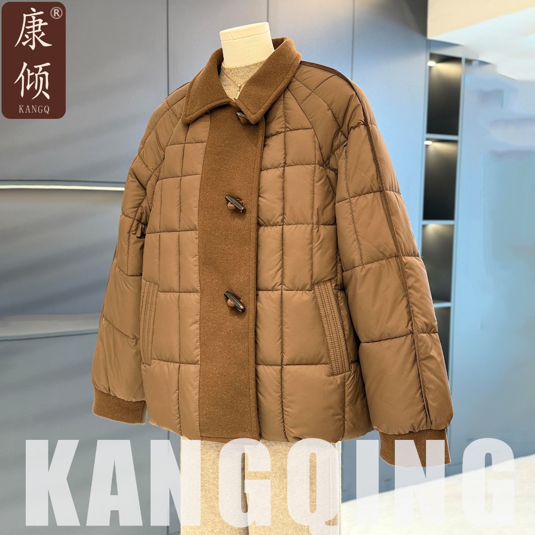 时尚休闲妈妈装棉服外套女冬装新款上衣气质百搭中老年人加厚棉袄