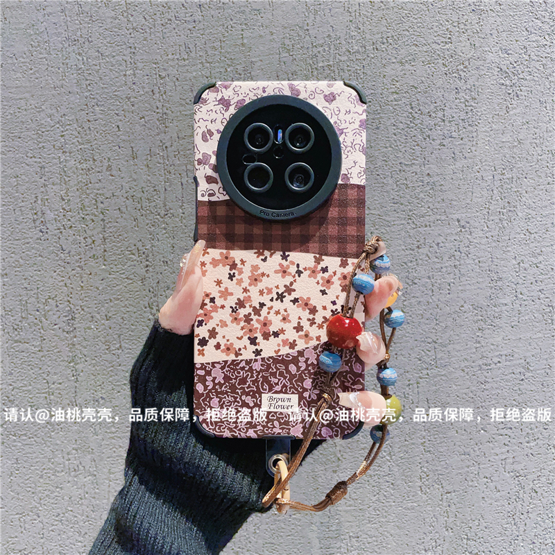 （华为Mate70系列）瞳眼全包小羊皮适用华为Mate70Pro/pro+手机壳潮