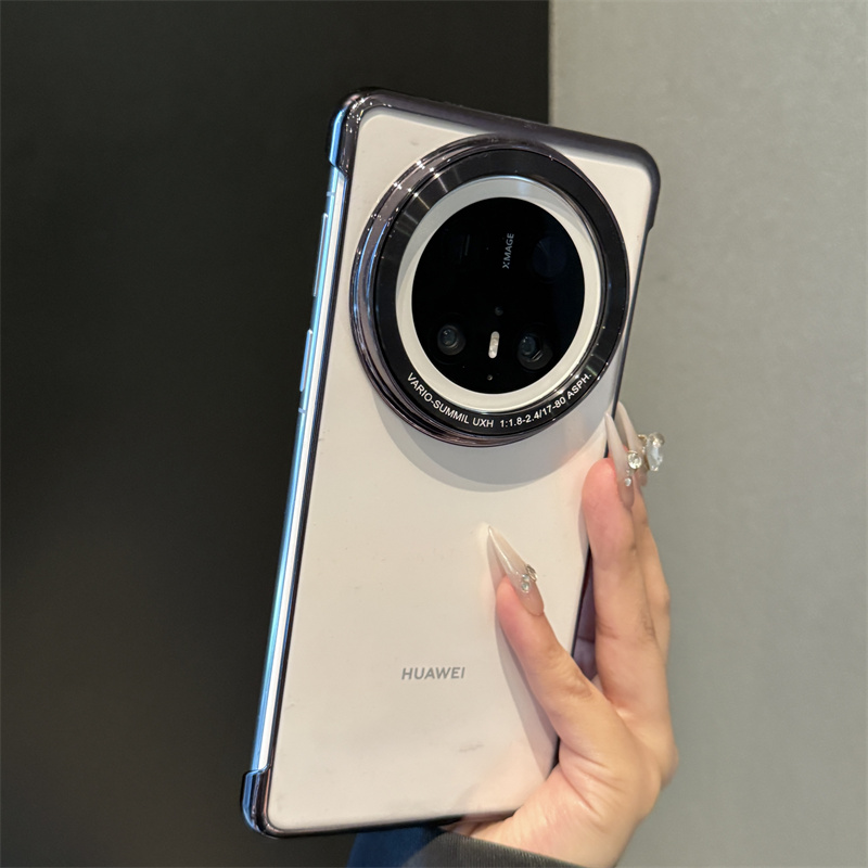 适用华为mate70pro+手机壳电镀超薄无边框散热高级感防摔保护套