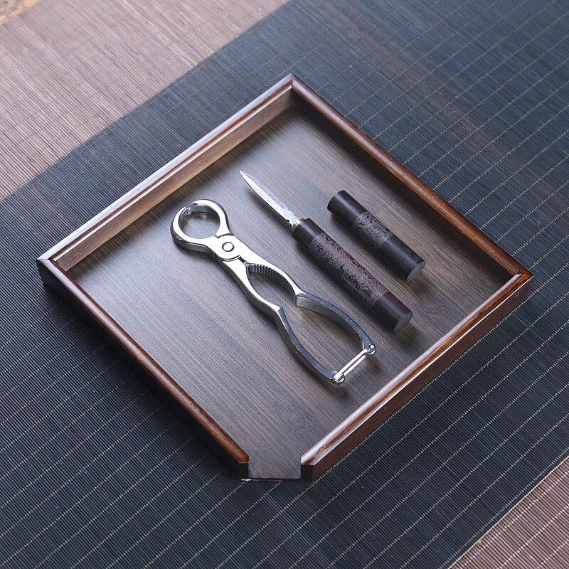 弥瑞不锈钢茶钳撬茶器茶针分茶盘茶具配件开茶工具泡茶神器