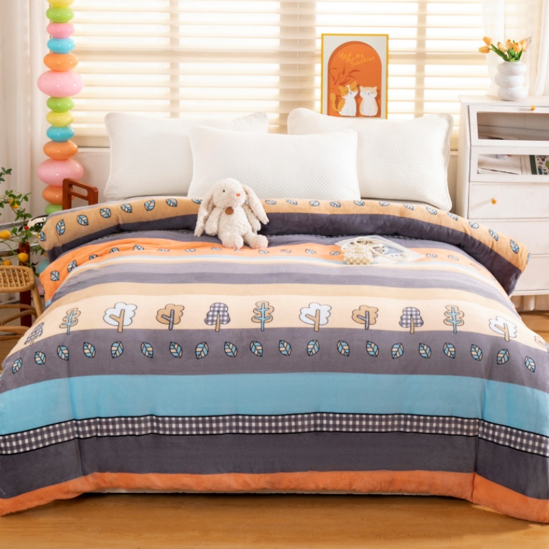 【粉丝专属】冬季牛奶绒被套单件加厚学生宿舍单人双人双面绒被罩