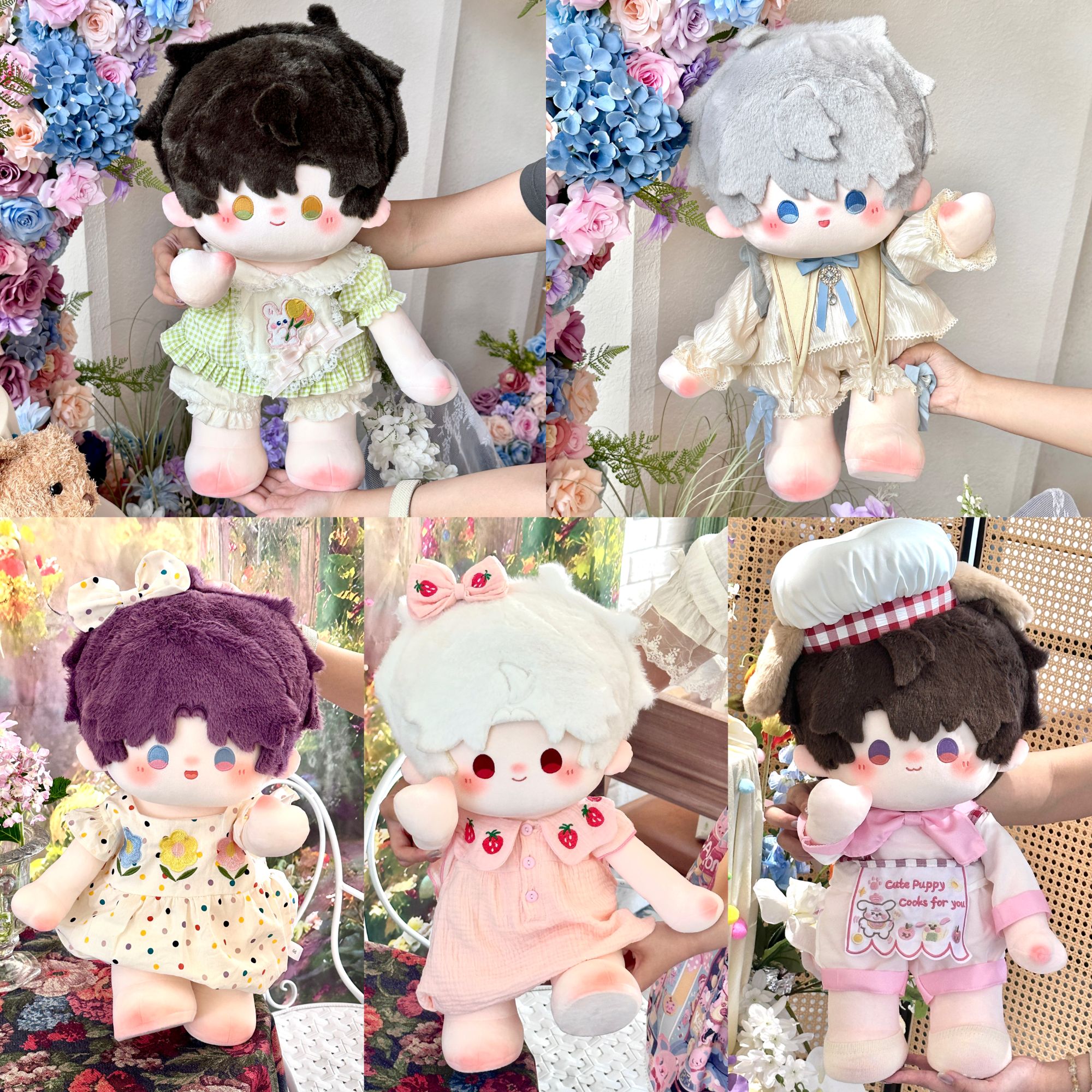 恋与深空50cm漫漫体黎深祁煜沈星回秦彻夏以昼属性原创娃体娃娃