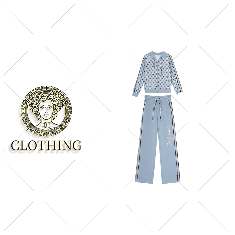 【CLOTHING/原创设计】B69153新款洋气百搭休闲套装