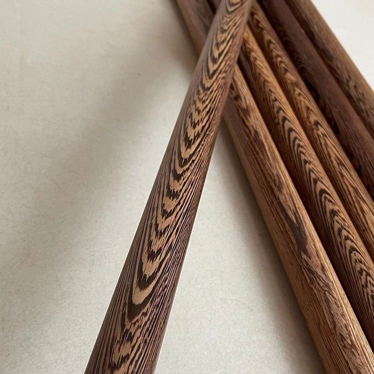 鸡翅木圆棍红木短棍健身魔杖防身武术短棍长棍太极棍齐眉棍