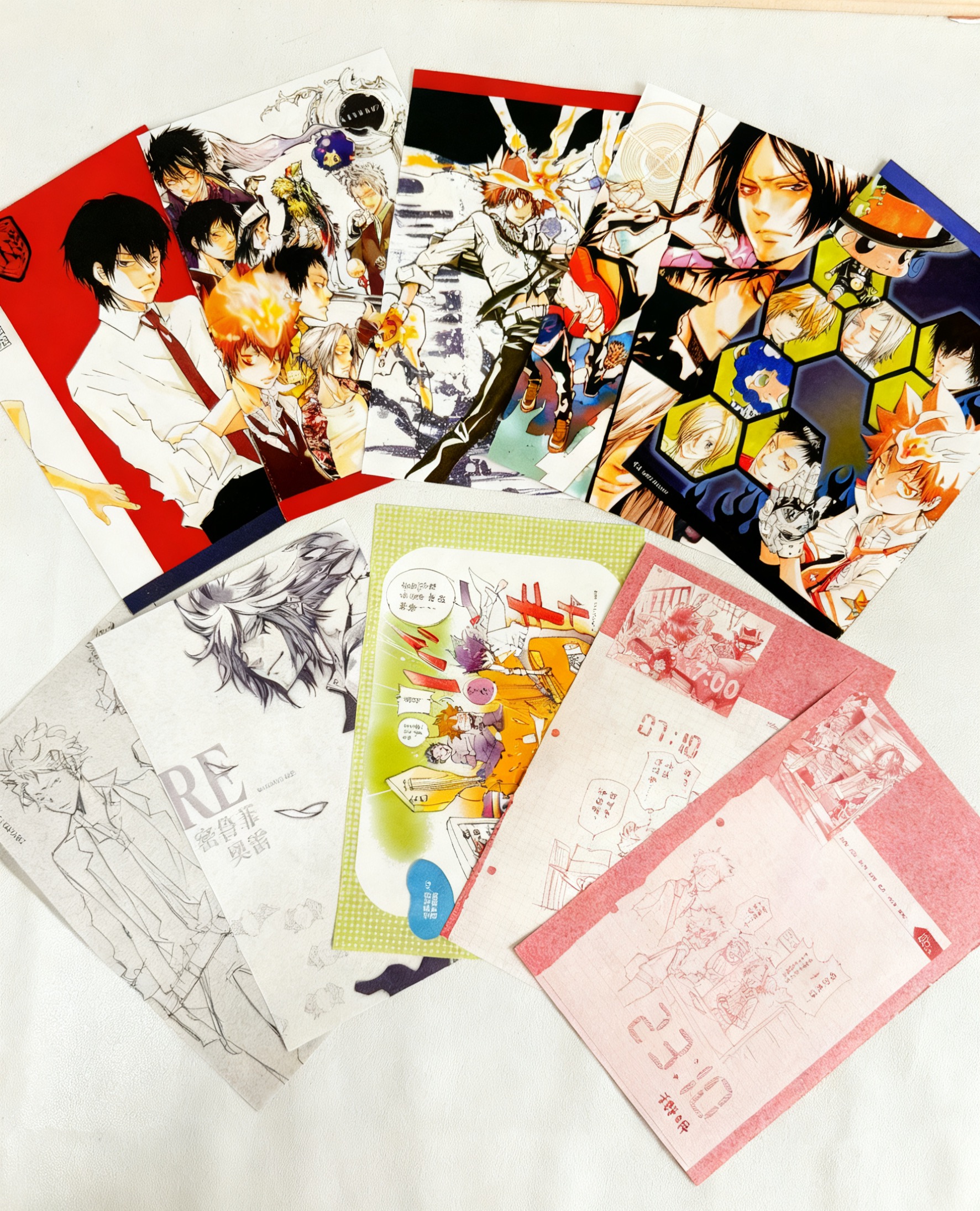 【天野明】原画设定集视觉书切页 柒海家庭教师IAGF场贩限定特典