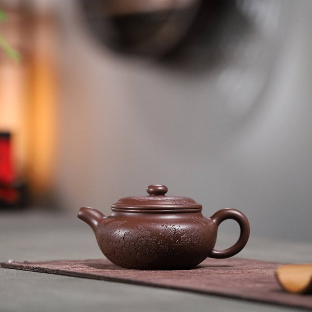 扁腹｜极紫泥｜250cc 工艺美术师杨军保