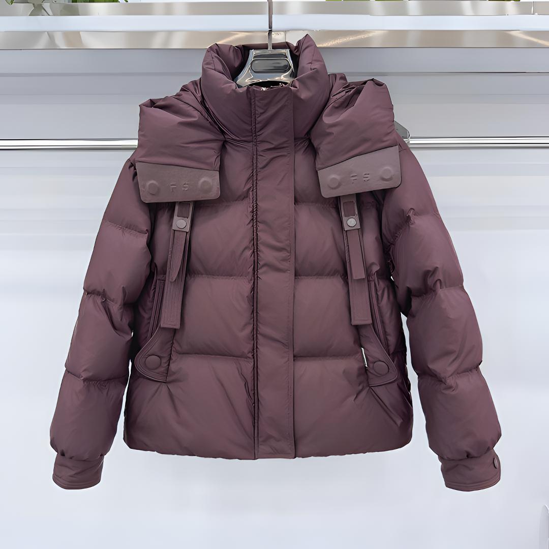 商场同款洋气高档短款羽绒服女冬2025新款时尚百搭白鸭绒上衣外套