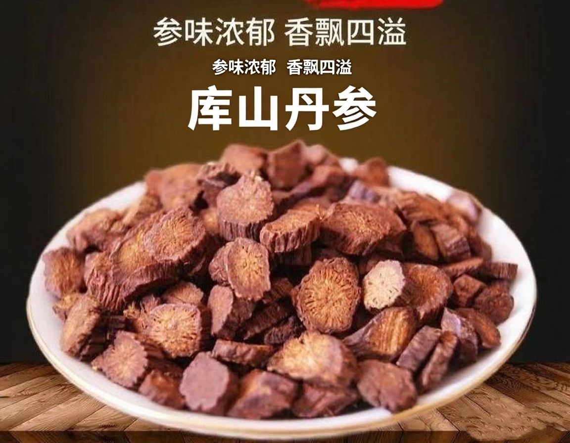 莒县库山本地紫皮丹参（大中片）